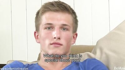 Gay Porn Seduction: Blonde Solo with Jesse Kriel