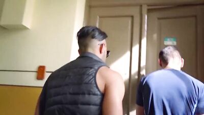 Street Side Bareback Sex Exhibition with a Latin Twist