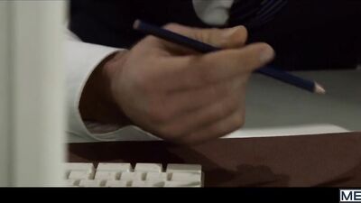 Bear Boss Paddyos Muscular Office Sex with Subordinate