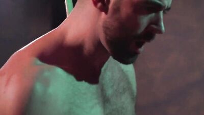 Striptease Stardom: Alam Werniks Lap Dance Fantasy with Musclebound Woody Fox