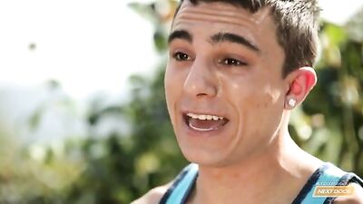 Beau Gosse Takes a Dip and Blows Off Steam in the Pool!