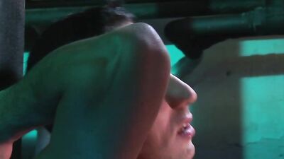 Hot Hookup Between Clubbers in the Backroom of a Nightclub