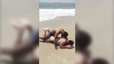 Beach Bummer: Unprotected Sodomy Caught on Camera