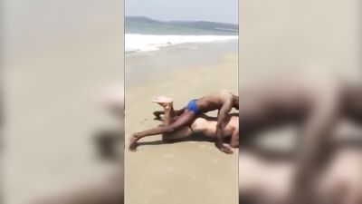 Beach Bummer: Unprotected Sodomy Caught on Camera