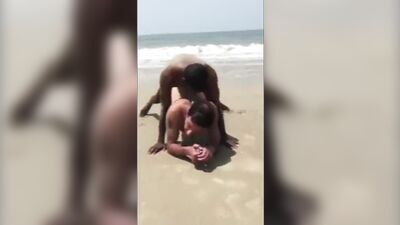 Beach Bummer: Unprotected Sodomy Caught on Camera