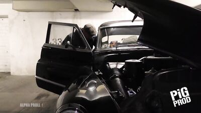 Parking Perversions: Gay Pigs Suck and Fuck with Their Feet in the Underground Garage