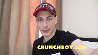 Young English Tourist Gets Taken by French Hustler Fabien in Cream Pie Action