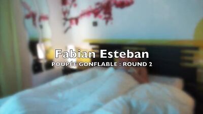Gay Porn Video: Fabian Esteban Blows Up a Sex Toy!