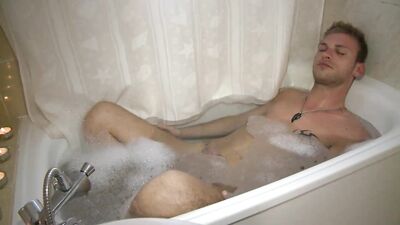 Young French Blonde Minx Gets Assfucked in His Own Bathtub by Leo Heliostarring in Barebacking with a Young Jock