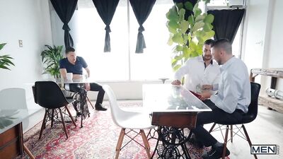 Muscle Worship: Bodybuilders Arabian Stallion Threesome with Beefy Alpha Male Submission