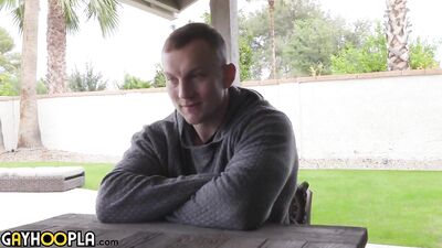 Taming the Wild Blonde: A Muscular Male Gets Frantic with Masturbation