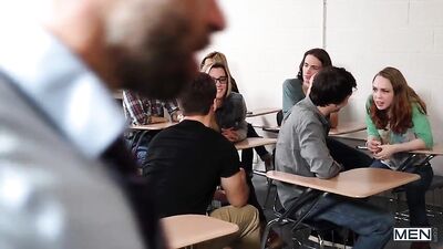 Teachers Pet: Studying Undressed with Professor Tristan