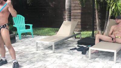 Poolside Pleasure with the Jockstrap Pool Boy