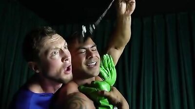 Gay Spandex Super Heroes and Villains - Battle for Supremacy!