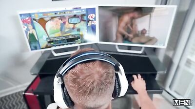 Double the Pleasure, Double the Pain: Two Gay Porn Actors Go Head-to-Head in a Threesome!