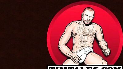 Demonstrating the Power of Spanish Stallions: Doggy Style with Damien Crosse and Franklin Acevedos Huge Cocks