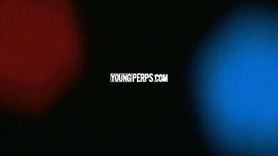 Young Exhibitionist Punished by the Security Guard at the Store