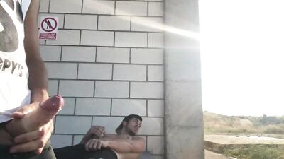 Gay Street Porn - Surprised Jerk-off Caught in the Act!