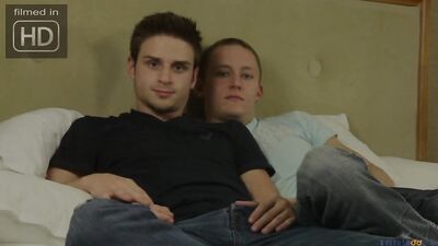 Jackson and Trevor: Two Sexy Young Men Going Down Without a Cap