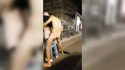 Gay Porn in the Streets of Strasbourg: Two Drunken Men Get Caught Banging in Public