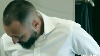 Hot Moment Before the Meeting - Suit Sex