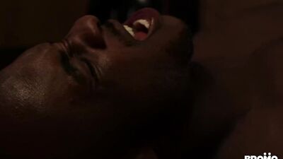 Satisfied with his answers, Bo douches his ass with a hot stream of piss before pushing his thick uncut cock deep into the tight hole of the submissive larvae.