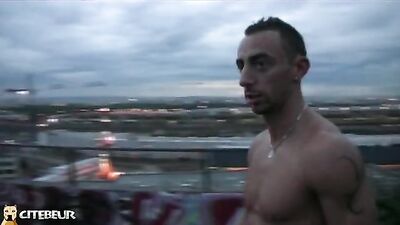 Two Hard Bodies Sandwich Tight Bottom Boy