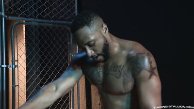 Deep Throat: Wild Bearded Blowjob & Tight Anal Stretch