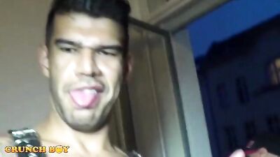 Double-teamed by two French hoodlums - Oscar Wood, Leon XXL and Dantes Rough Gay Anal Crew Sex