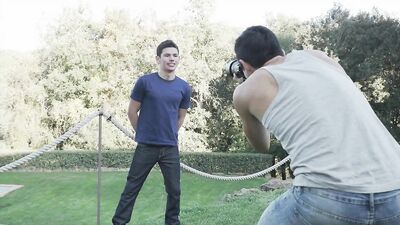 Dominant Alphas Take on Submissive Bottoms in a Rough and Passionate Threesome.