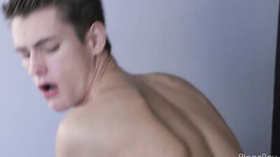 Young Teen Swallows All His Friends Cum in Gay Porn Video