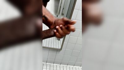 Stallion Strokes in Public Toilets: Rough and Ready!