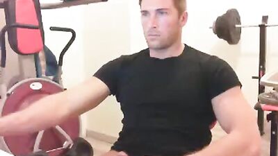 Straight Husband Exhibits His Huge Cock in Cam while Wife is Away - Gregoires Gay Porn Debut