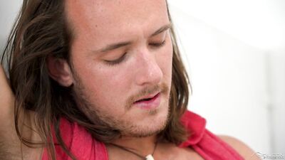 Glory Hole Gangbang with Long-haired Surfer in Public Toilets