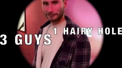 Hairy Ass for Two Hot Guys to Enjoy