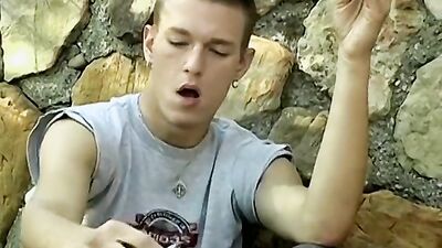 Russian Smoking Fan Boy Blows His Load While Smoking - Super Hot!