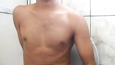 Huge Cock, Big Load - Muscular Beauty Gets Douched and Squirts!