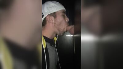 Glory Hole Oral - Delectable Cum Swallowing and Juicy Biting