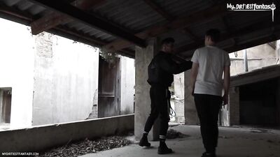 Bound and d in the Dungeon: Young Slaves Painful Experience