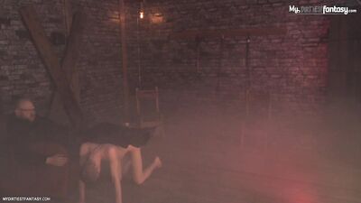 Young Jester Tied Up and Anal Stretched