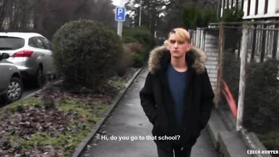 Straight to the Point CzechHunter First Time Anal Czech Porn GoPro POV Encounter with a 18-year-old University Student