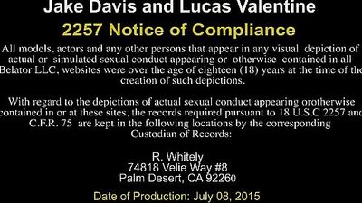 Young Blonde Athletes Hot Shower with Passive Lukas Valentine