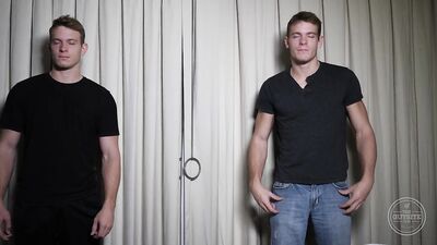 Forest Lumberjack: A Muscular Naked Man Stands Proudly in the Woods