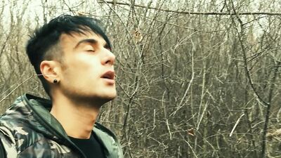 Outdoor Jacking: Young Arab Twink Pleasures Himself in Public Until He Cums