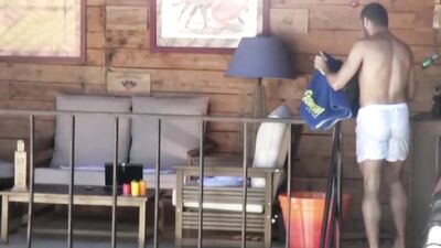 My Gay Neighbor Masturbating on His Balcony: A Gay Porn Video