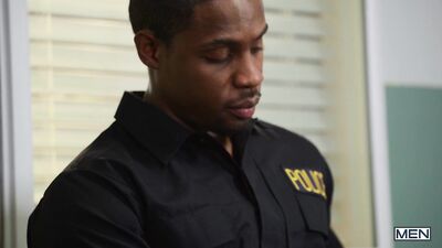 Exhibitionist Couple Punished by a Flustered Cop - Joey Mills, Ty Mitchell & DeAngelo Jackson