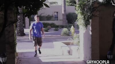 Gay Threesome Plan with Neighbor Leads to Hot Neighbor Banging!