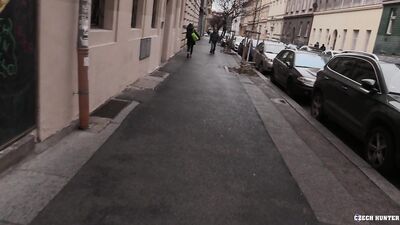 Prague Hunting: A Czech Hunter Gets Analized with GoPro - Skinny Guy Explores Gay Vacation Sex