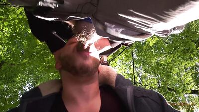 Wild Forest Suck and Fuck with Strangers