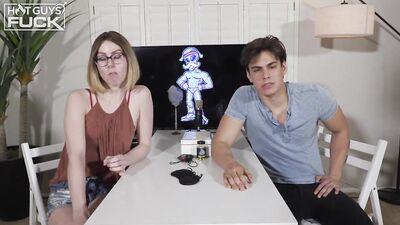 Young and Beautiful Model Gabriel Jaxx in a Hot Heterosexual Threesome with His Charming Partner for HotGuysFuck Porn Label - The Perfect Combination of Good-Looking Models and Passionate Sex